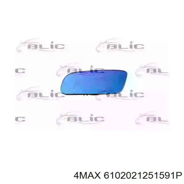 6102021251591P 4max cristal de espejo retrovisor exterior izquierdo