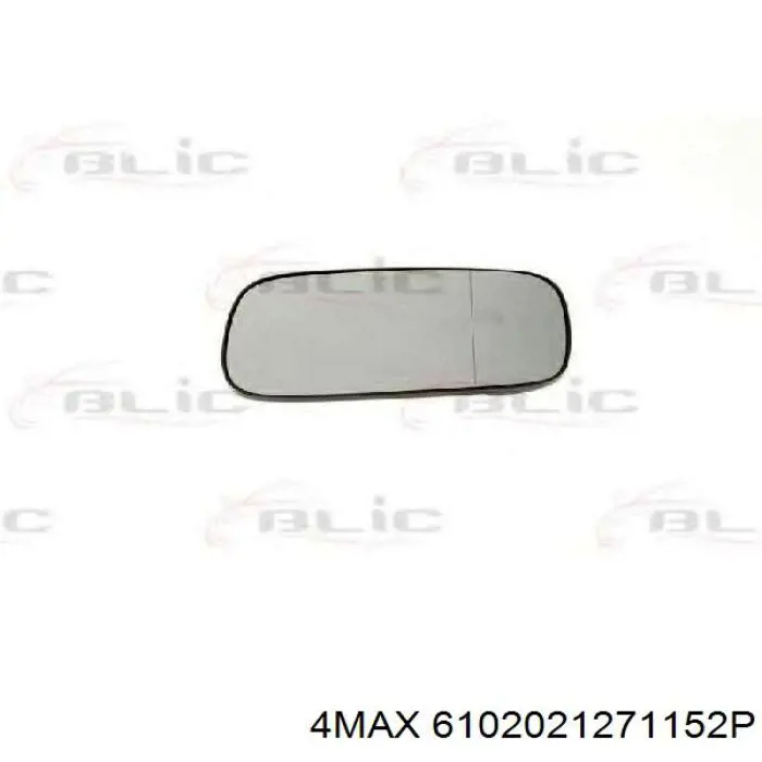6102021271152P 4max cristal de espejo retrovisor exterior izquierdo