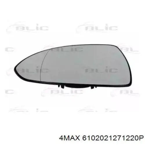 6102021271220P 4max cristal de espejo retrovisor exterior izquierdo