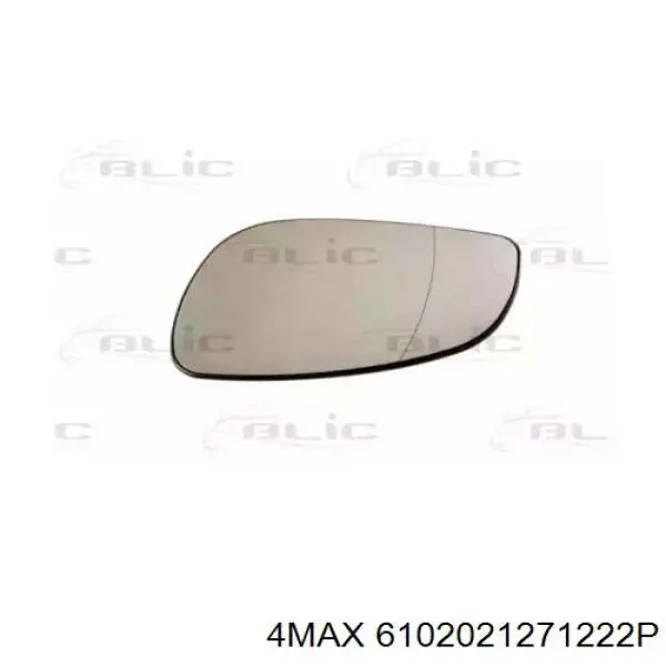 6102021271222P 4max cristal de espejo retrovisor exterior izquierdo