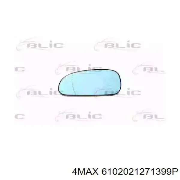 6102-02-1271399P 4max cristal de espejo retrovisor exterior izquierdo