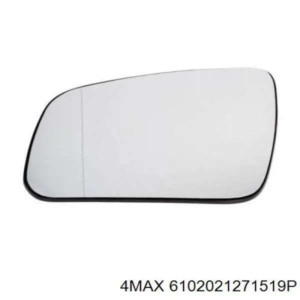 6102-02-1271519P 4max cristal de espejo retrovisor exterior izquierdo