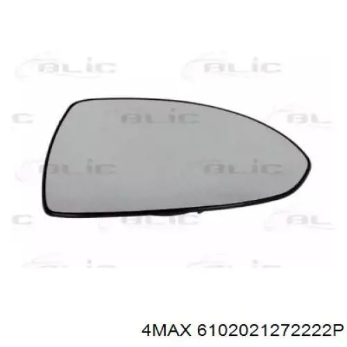 6102021272222P 4max cristal de espejo retrovisor exterior derecho