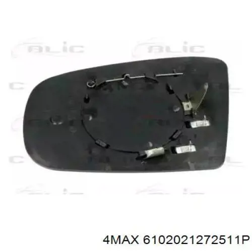 6102021272511P 4max cristal de espejo retrovisor exterior derecho