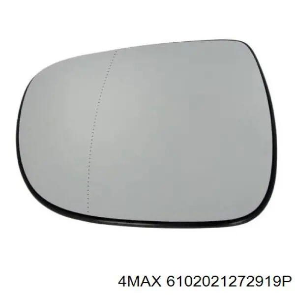 0008100819 Mercedes cristal de espejo retrovisor exterior derecho