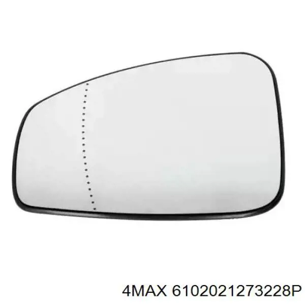 Comprar 6102021273228P 4max Cristal de espejo retrovisor exterior izquierdo