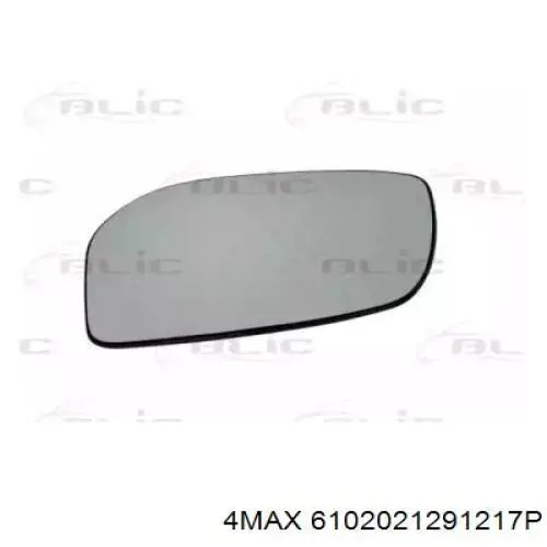 6102021291217P 4max cristal de espejo retrovisor exterior izquierdo
