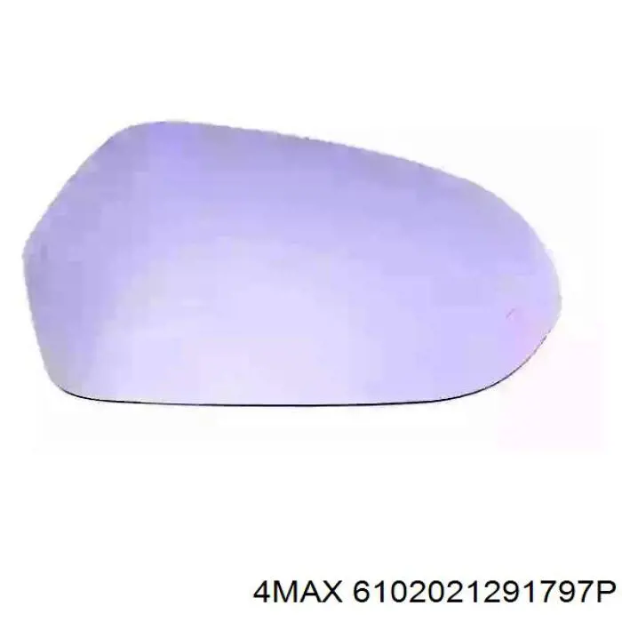 Cristal de espejo retrovisor exterior izquierdo AD0337504 Prasco