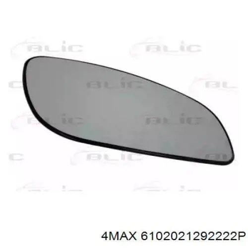 6102021292222P 4max cristal de espejo retrovisor exterior derecho