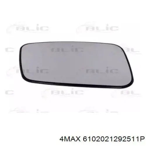 6102021292511P 4max cristal de espejo retrovisor exterior derecho