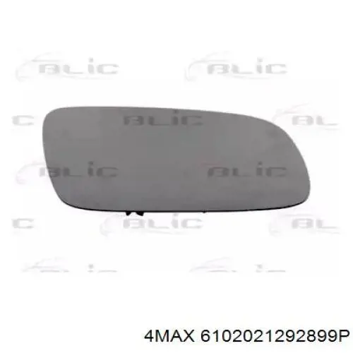 6102-02-1292899P 4max cristal de espejo retrovisor exterior derecho