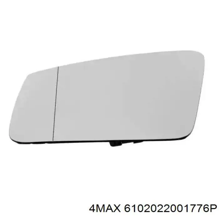 3044838 VAN Wezel cristal de espejo retrovisor exterior derecho