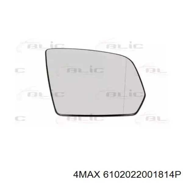 6102-02-2001814P 4max cristal de espejo retrovisor exterior derecho