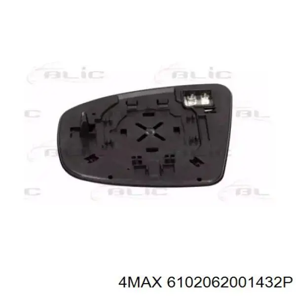 6102062001432P 4max cristal de espejo retrovisor exterior derecho