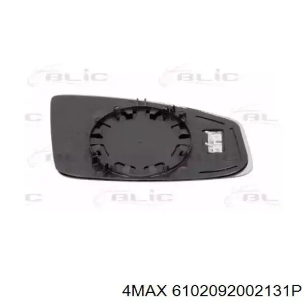 6102-09-2002131P 4max cristal de espejo retrovisor exterior izquierdo