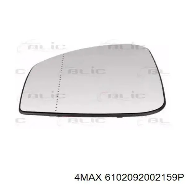 6102092002159P 4max cristal de espejo retrovisor exterior izquierdo