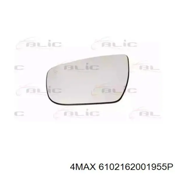 6102162001955P 4max cristal de espejo retrovisor exterior izquierdo