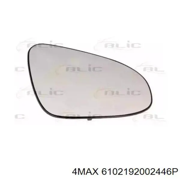 6102-19-2002446P 4max cristal de espejo retrovisor exterior derecho