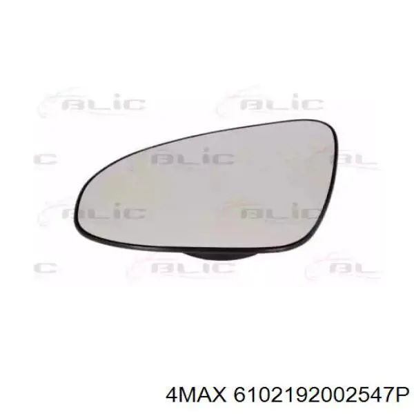 5437831 VAN Wezel cristal de espejo retrovisor exterior izquierdo