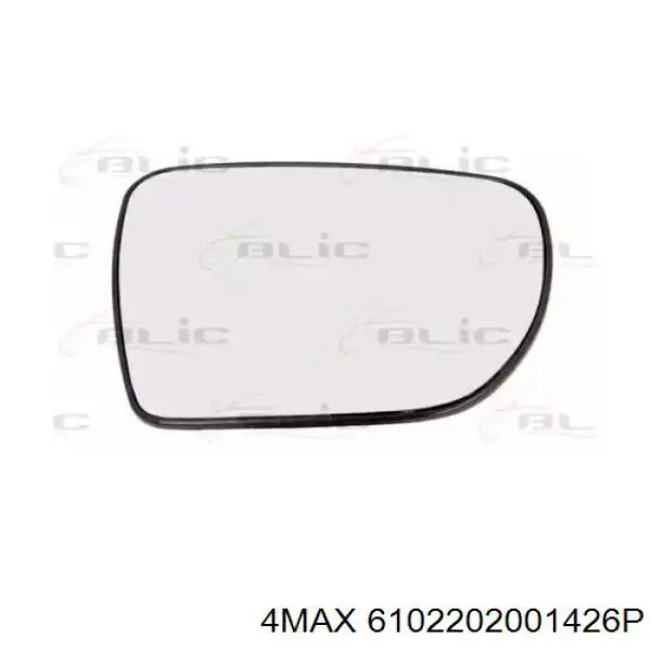 6102-20-2001426P 4max cristal de espejo retrovisor exterior derecho