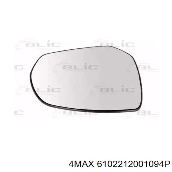 6102212001094P 4max cristal de espejo retrovisor exterior derecho