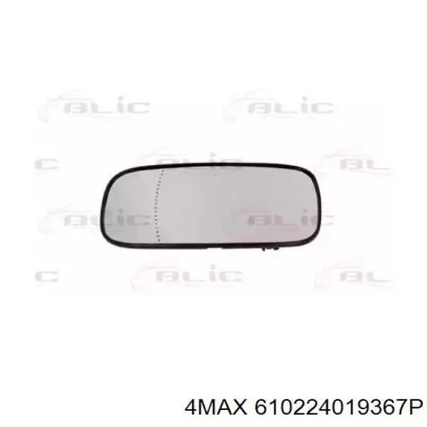 610224019367P 4max cristal de espejo retrovisor exterior izquierdo