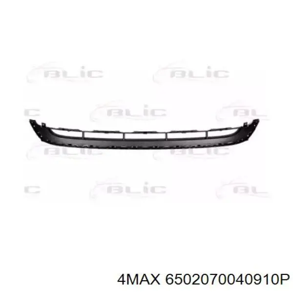 6502-07-0040910P 4max rejilla de ventilación, parachoques trasero, central