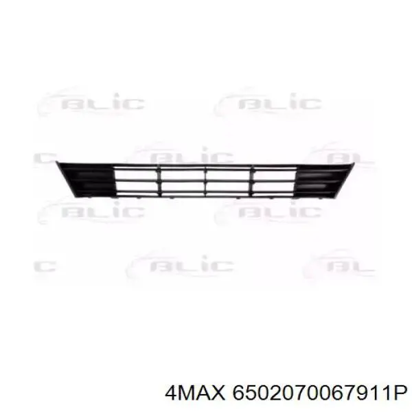 6502-07-0067911P 4max rejilla de ventilación, parachoques trasero, central