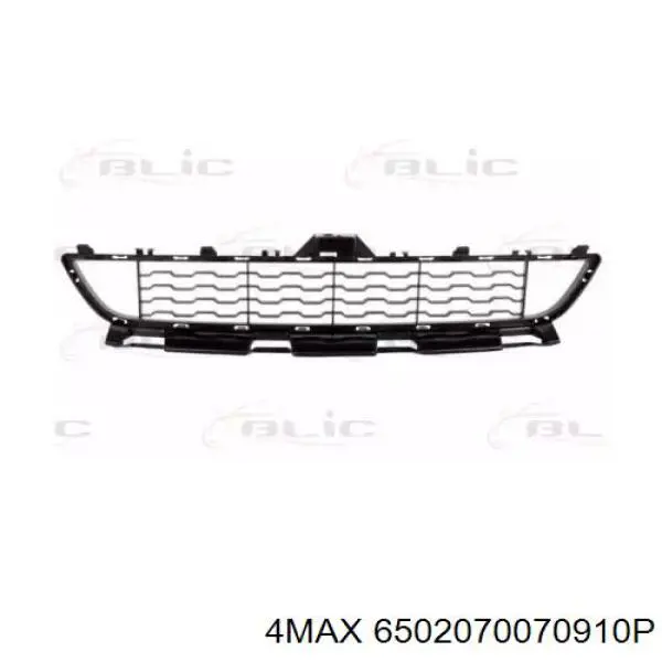 6502-07-0070910P 4max rejilla de ventilación, parachoques delantero, inferior