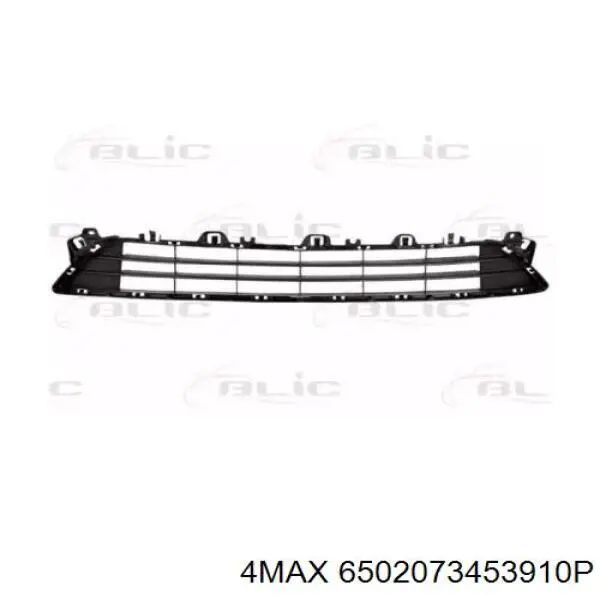 6502-07-3453910P 4max rejilla de ventilación, parachoques delantero