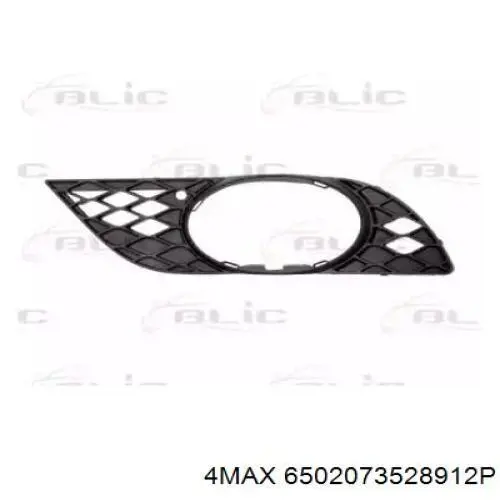 6502-07-3528912P 4max rejilla de antinieblas delantera derecha