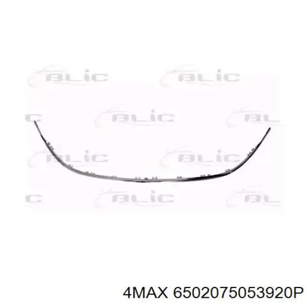 6502-07-5053920P 4max moldura de rejilla de radiador inferior