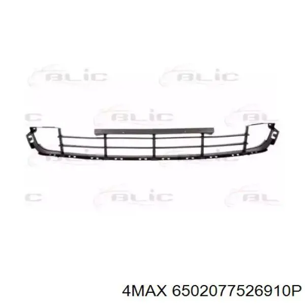 Rejilla de ventilación, parachoques trasero, central Skoda SuperB 2 (3T4)