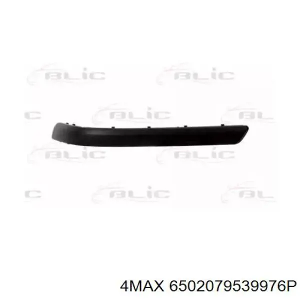 3B9807792BB41 VAG Moldura de parachoques trasero derecho
