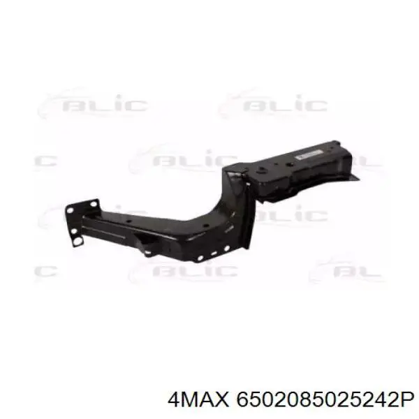 1110348 Opel Soporte derecho del radiador (panel de montaje para faros)