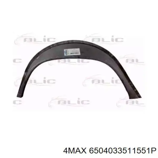 Comprar A2016370976 Mercedes Arco de guardabarros trasero izquierdo