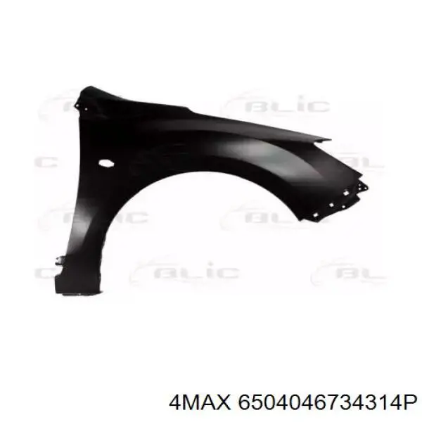 Guardabarros delanteros derecho 4max 6504046734314P precio, desde 65,96 EUR