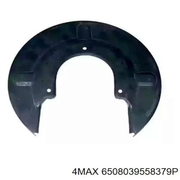 6508039558379P 4max chapa protectora contra salpicaduras, disco de freno trasero