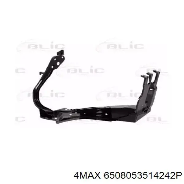 6508-05-3514242P 4max soporte de radiador derecha (panel de montaje para foco)