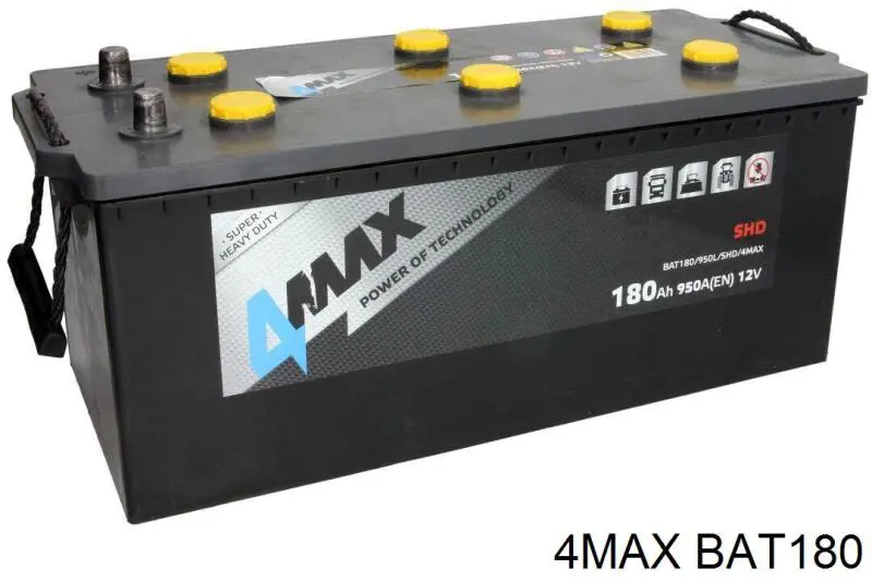 Comprar BAT180950LSHD4MAX 4max Batería de coche
