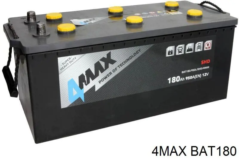 BAT180950LSHD4MAX 4max Batería Start-Stop