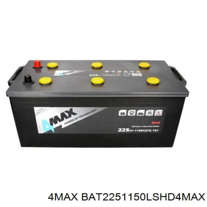 Batería de arranque 4MAX BAT2251150LSHD4MAX