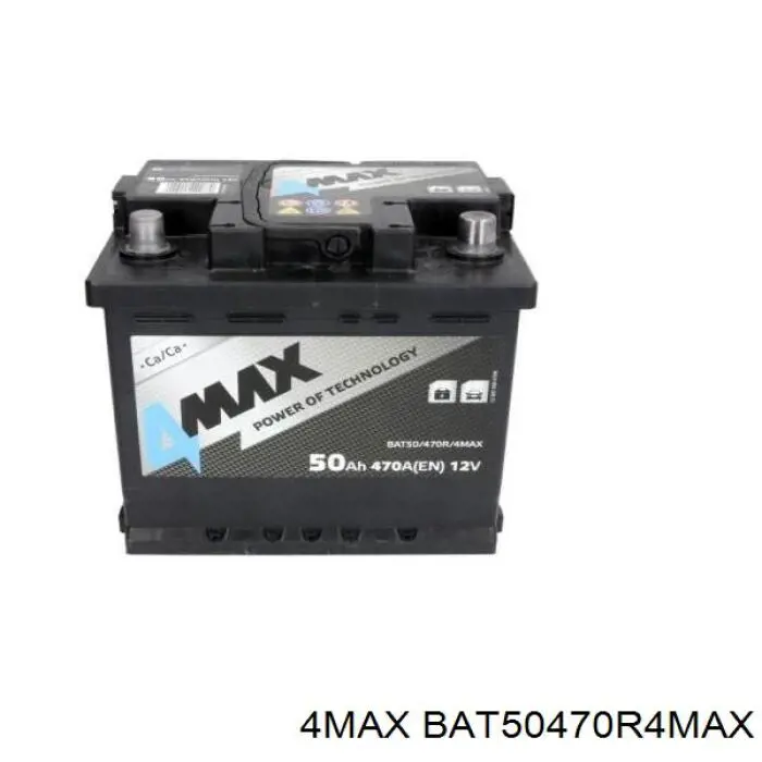 BAT50470R4MAX 4max Batería Start-Stop