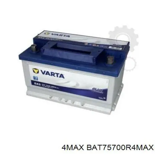 Batería de Arranque 4max (BAT75700R4MAX)