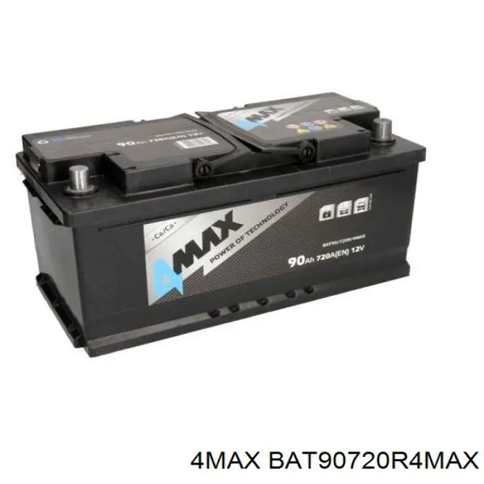 BAT90720R4MAX 4max Batería Start-Stop