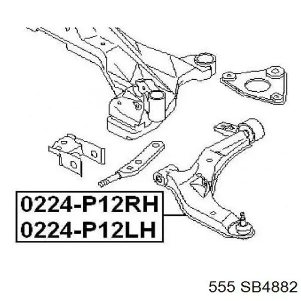 Comprar SB4882 555 Rótula inferior de suspensión