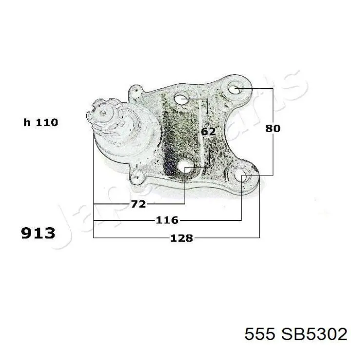 Comprar SB5302 555 Rótula inferior de suspensión