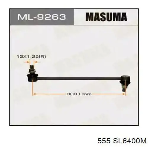 Comprar SL6400M 555 Bieleta estabilizadora delantera