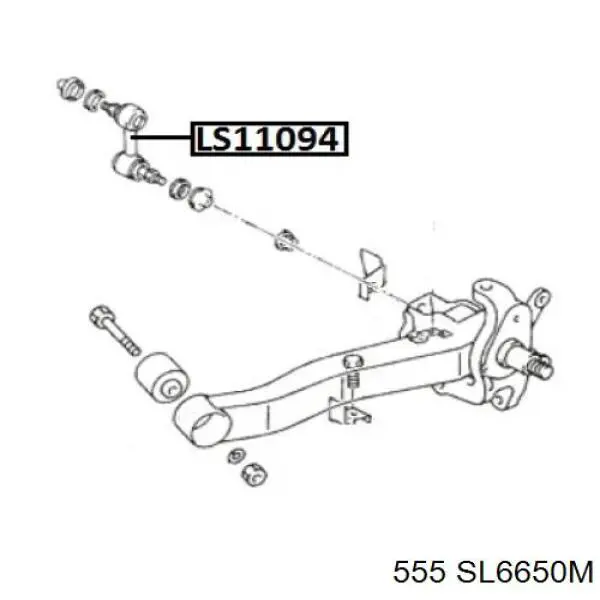 Comprar SL6650M 555 Bieleta estabilizadora delantera