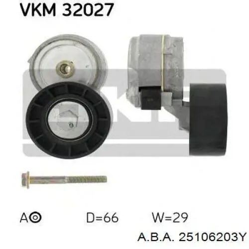 Rodillo, correa trapecial poli V Renault Espace 4 JK0